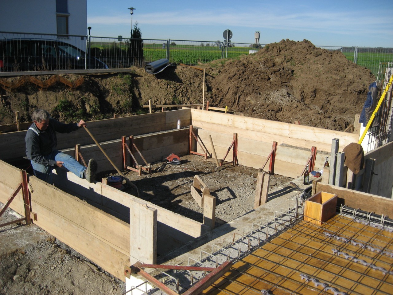 Fundament zu schmal